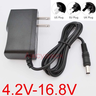 ประแจไฟฟ้าอัจฉริยะ ปลั๊ก AC DC 4.2V 7.2V 8.4V 12.6V 13.8V 16.8V 1A 1000mA Charger 18650 Li-ion LiPo 5.5mm