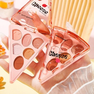 NO.87220-03  KISS Beauty ชีสชีสอายแชโดว์  6 สี  Cheese  Matte Pearly พร้อมส่ง