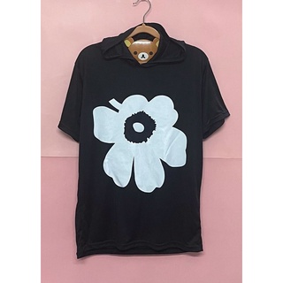 เสื้อฮู้ดผ้าเรียบไมโครนิ่มลื่น สกรีนลายmarimekko อก 40