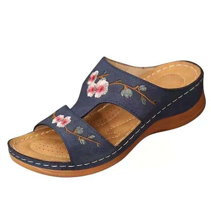 ZBYY Women's Wedge Slipper Sandals – Open Toe, Backless, Platform Slides For Summer & Casual Wear - View #7