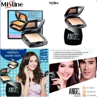 Mistine แป้งพัฟมิสทีน Angel Aura BB Powder SPF 25 PA++ แองเจิ้ล ออร่า บีบี 10กรัม