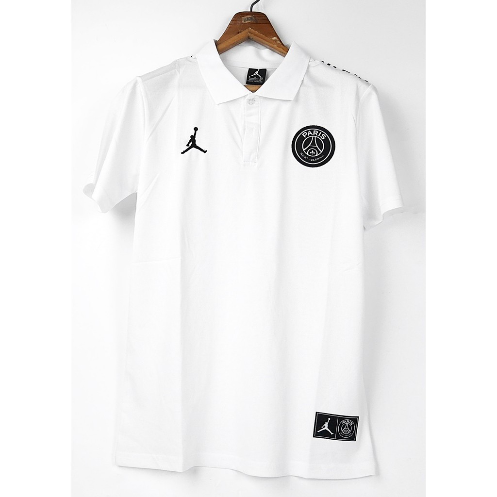 PSG PARIS X JORDAN POLO WHITE 2021 FOOTBALL SHIRT SOCCER JERSEY