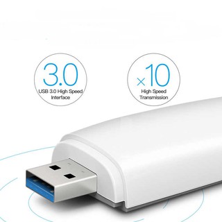 1200Mbps Dual Band ตัวรับสัญญาณ ตัวดูดวายฟาย Wireless WiFi USB3.0 Adapter 2.4/5Ghz 802.11AC ไวไฟความเร็วสูง ชิป MT7612U