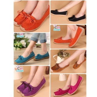 NEW ! รองเท้าหนัง Boat Shoe For lady