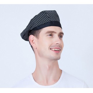 หมวกเชฟผ้าฝ้ายหมวกปรุงอาหาร Beret ทำงานห้องครัวร้านอาหาร Cafe