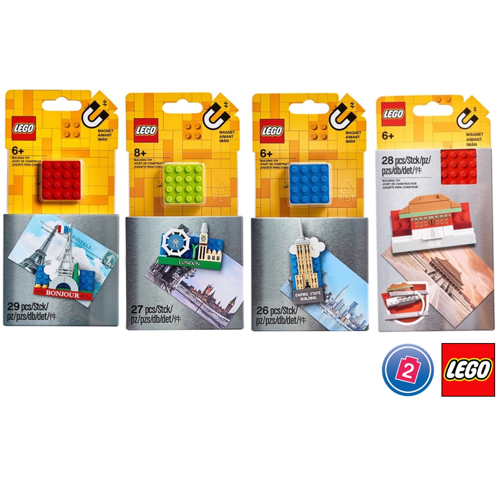 เลโก้ LEGO Exclusives 854011 Architecture - Eiffel Tower, London, Empire State Building, Forbidden City Magnet