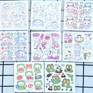 พร้อมส่ง✨Sticker no die cut สติ๊กเกอร์แบ่งขาย🧸