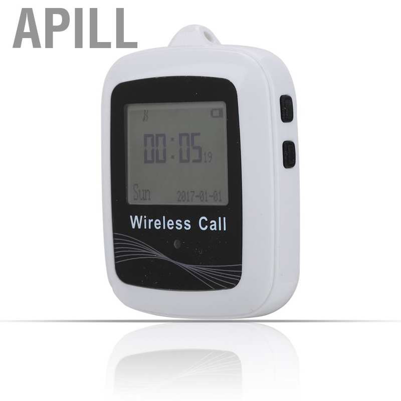 อุปกรณ์รับสัญญาณนาฬิกาข้อมือไร้สาย Apill Waiter Calling System + 10 ...