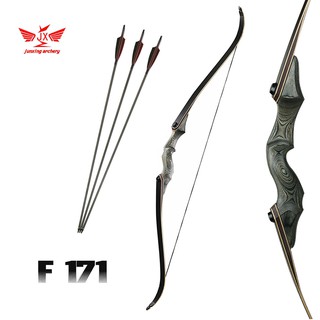 ธนู (มือขวา RH) JUNXING F171 , 60"  with 15 inches Riser for Right Hand User  35 , 40 Pounds Reverse Bow