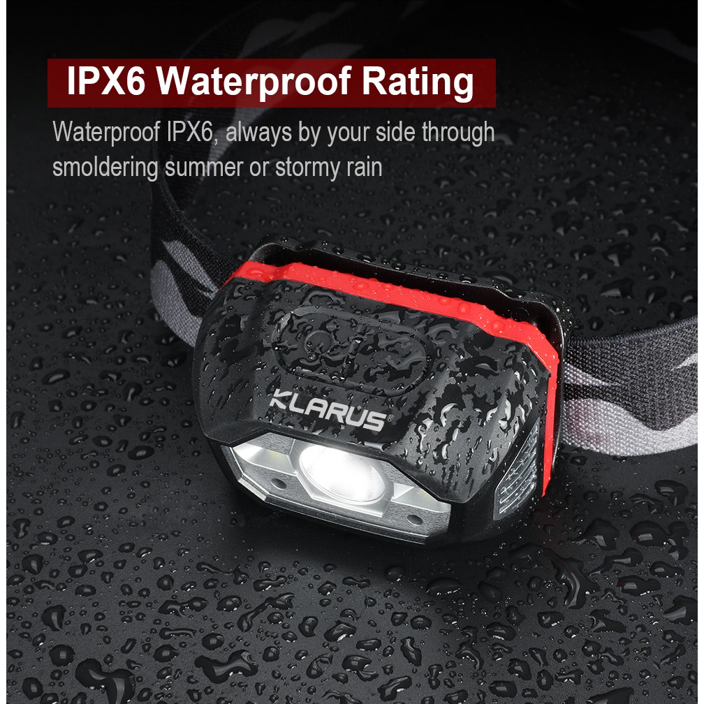 Klarus HM1 440lm นวัตกรรมใหม่ของไฟฉายคาดหัว มีเซนเซอร์ ช่องชาร์จเร็ว USB-C แบตขนาด 1800mAh - รูปที่ 4