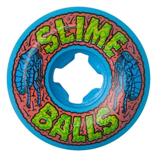 Slime Balls | 53mm 99a Flea Balls Speed Balls Blue 99a Skateboard Wheels