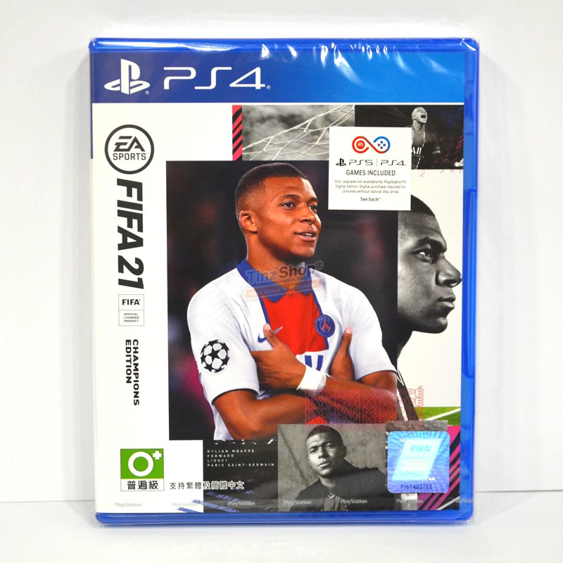 PS4  FIFA 21 Zone Asia / English  Champion Edition เกม ฟุตบอล ฟีฟ่า 21 แชมเปี้ยน ภาคใหม่ล่าสุด
