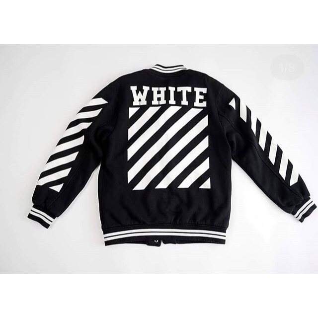 bomber off white jacket