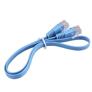 Rib สายเคเบิลเครือข่ายอีเธอร์เน็ต RJ45 CAT6 8P8C 0.5 ม. สําหรับคอมพิวเตอร์ 1 ชิ้น