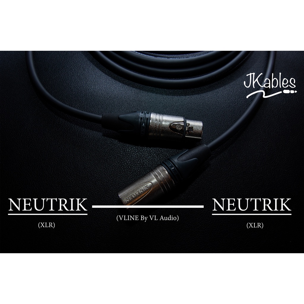 สายไมโครโฟนคุณภาพดี หัว NEUTRIK สาย VLINE BY VL