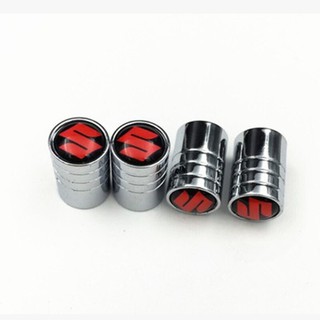 Suzuki Car LOGO tire valve Vitara Swift SX4 Alto Dust cap 4PCS