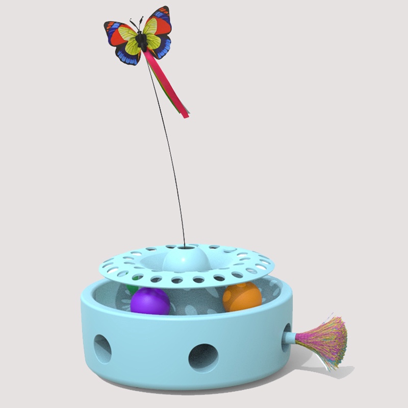 Electric Flying Butterfly Toy – Interactive Cat Toy, Fluttering Motion (Random Color)