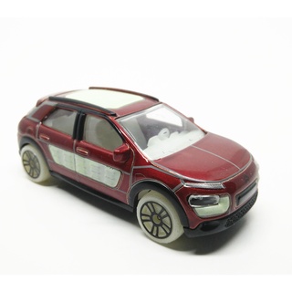 Majorette Citroen C4 Cactus GITD - Red Color /Wheels D5SWB /scale 1/56 (3 inches) no Package