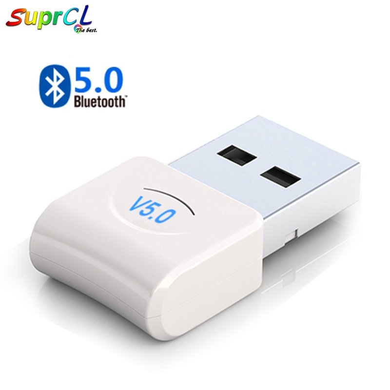 อะแดปเตอร์รับส่งสัญญาณบลูทูธไร้สาย 5.0 5 0 4.0 สีฟ้า สําหรับคอมพิวเตอร์