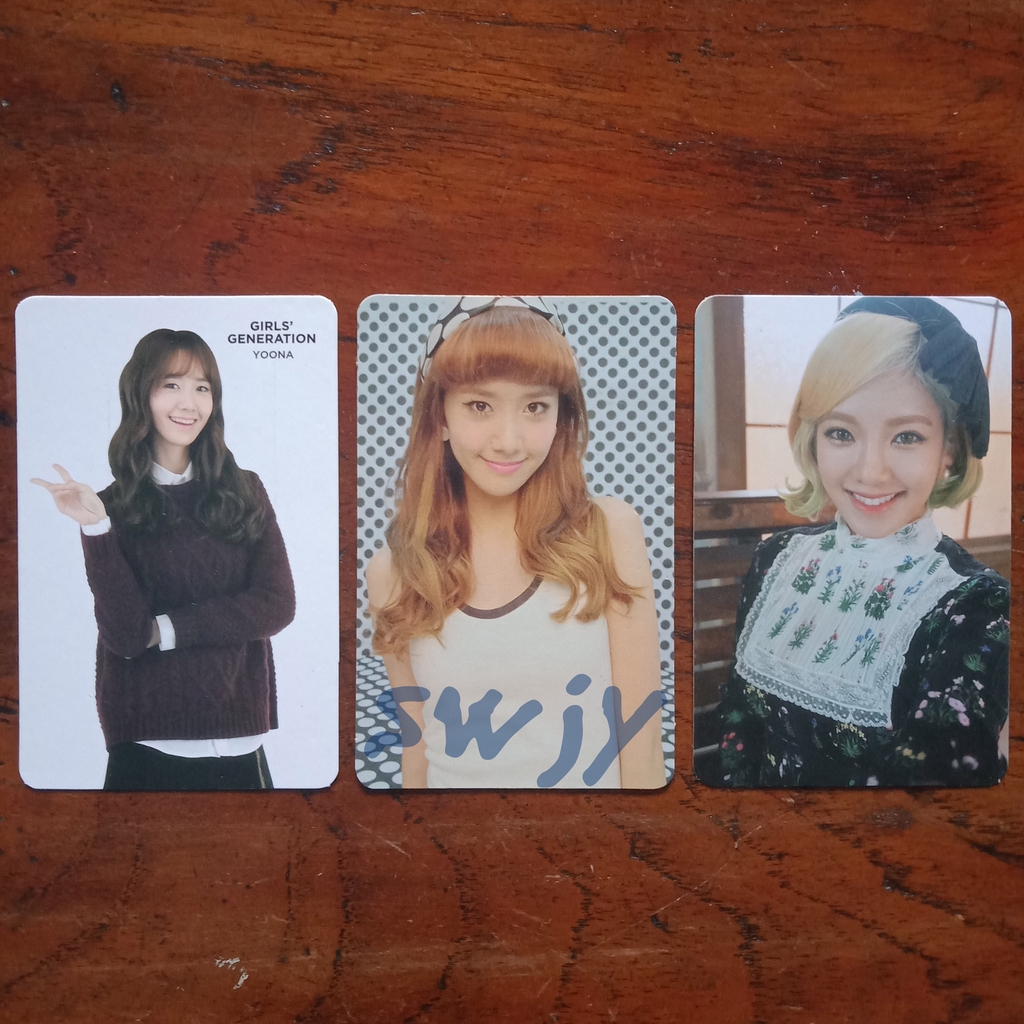 Snsd Photocard Yoona Hyoyeon
