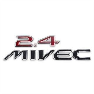 โลโก้ ติดท้าย เรซิน "2.4 MIVEC"  Size: 16cm*5cm*0.2cm Space Wagon