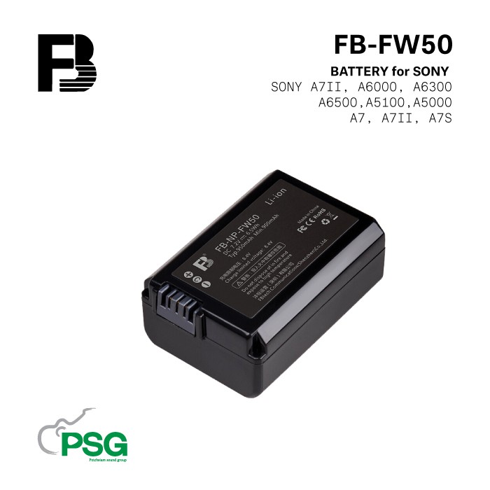 FB-NP-FW50 : BATTERY for SONY