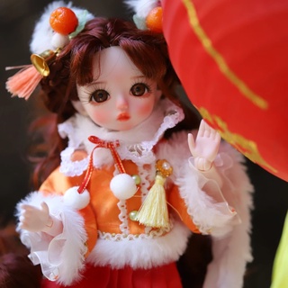1/6 Bjd Name By Jin Peach ร่างกายสไตล์จีนพร้อมกับแต่งหน้า 30 ชิ้น