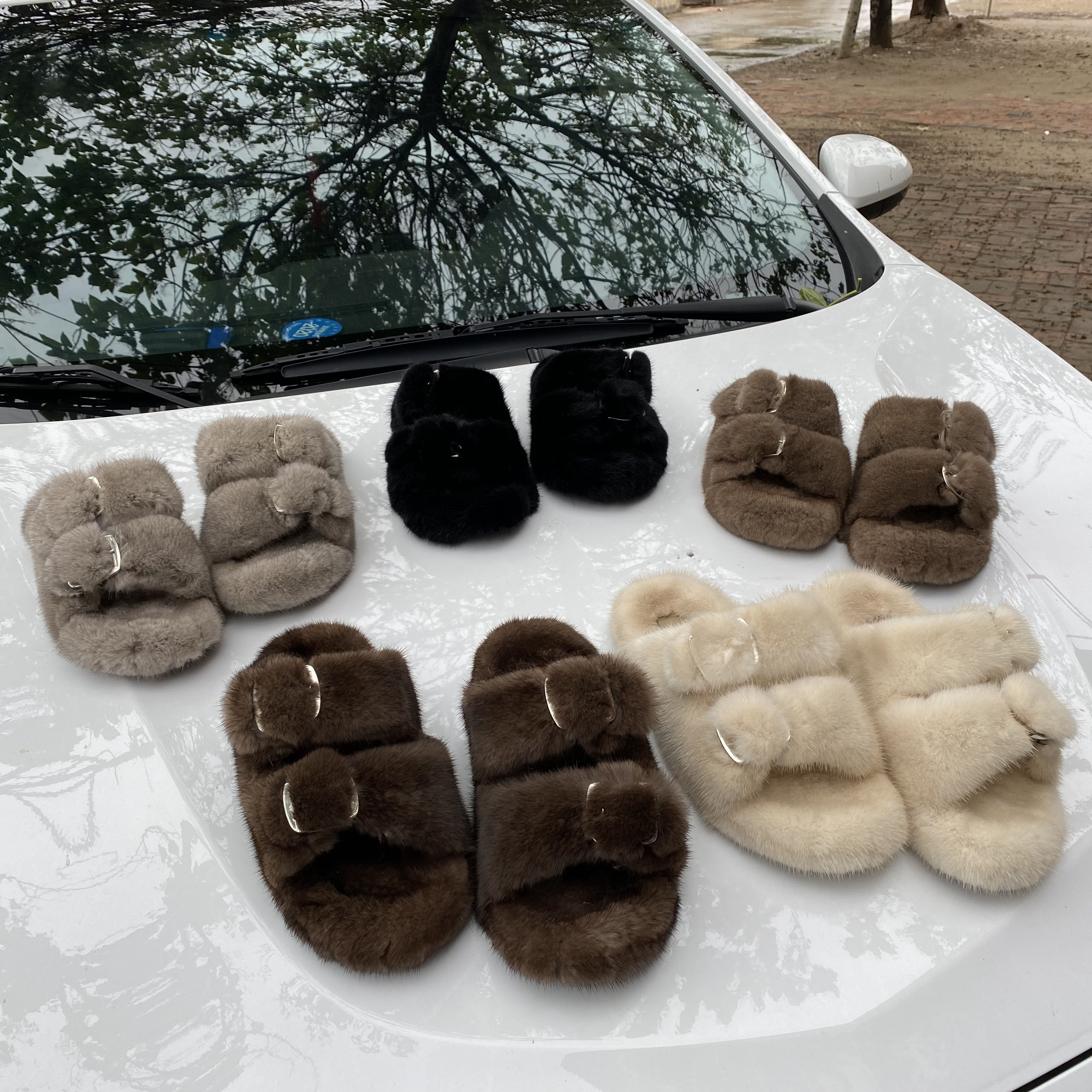 real mink slides