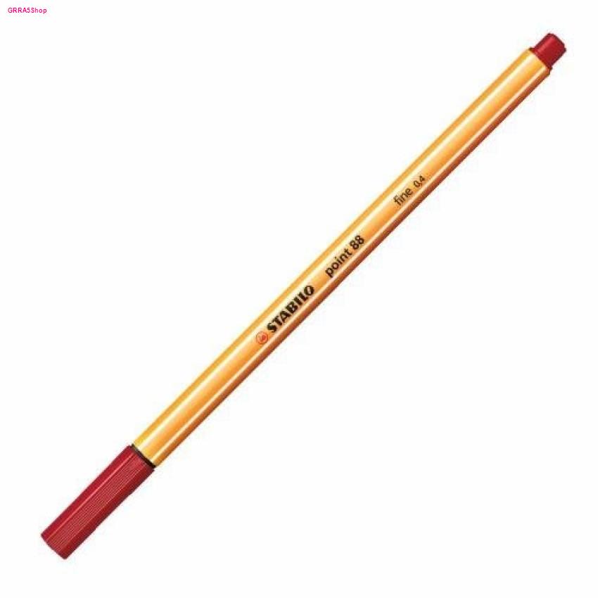 [Official Store] STABILO Point 88 ปากกาสีหมึกน้ำ Fibre-Tip Pen ชุด 25 สี ปากกาหัวเข็ม ปากกาหัวสักหลาด