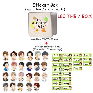 สติ๊กเกอร์เซ็ตลายเมมเบอร์วง NCT (CHIBEL)