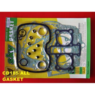 HONDA CD185 all year ENGINE GASKET SET COMPLETE "NEW" // ปะเก็นเครื่องชุดใหญ่ สินค้าคุณภาพดี