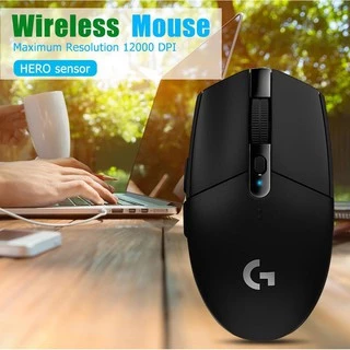 🔥ขายดีมาก🔥⚡️เมาส์เกมมิ่งไร้สาย⚡️ Logitech G304 Lightspeed Wireless Gaming Mouse 12,000 DPI ประกัน 2 ปี