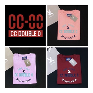 💢เสื้อยืดแขนสั้นCC-OO💥งานปักตัวนูน-งานป้ายห้อยcotton 100%💥No.14