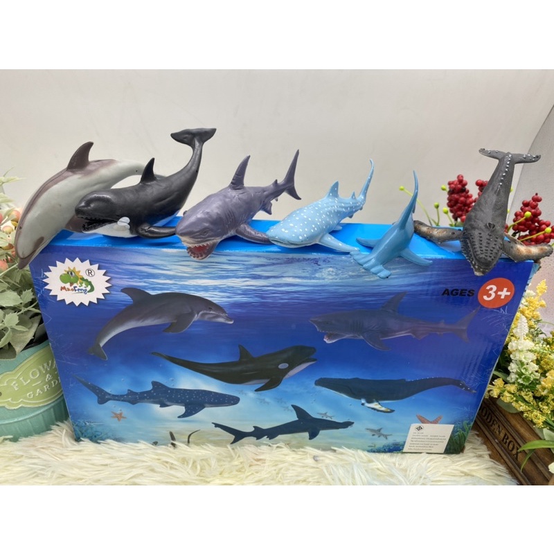 🌈ของเล่น ของเล่นเด็ก ปลาทะเล ปลายาง ปลาทะเลลึก ปลาโลมา ปลาฉลาม ปลาวาฬ ปลา - รูปที่ 7