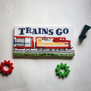 [พร้อมส่ง] Boardbook 1-5 Y Trains go By Steve Light