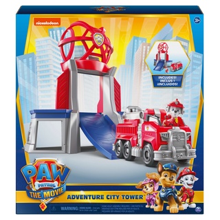 [ใช้ 2 โค้ดลดเพิ่ม] Paw Patrol Movie City Tower ฟิกเกอร์และรถคู่ใจ