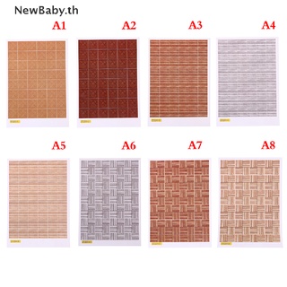 Newbaby สติกเกอร์จิ๋ว 1:12 สําหรับติดตกแต่งผนังบ้านตุ๊กตา ห้องครัว ห้องน้ํา