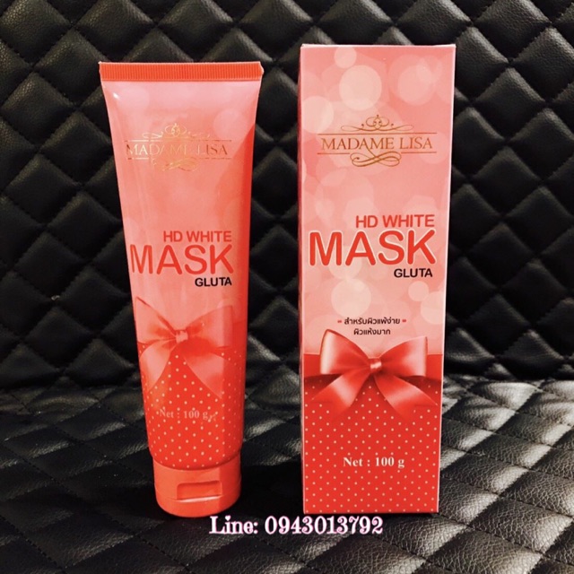 HDWhite mask madame lisa