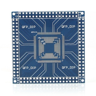 อะแดปเตอร์แปลงบอร์ด RR QFP TQFP LQFP 32 44 48 64 100 144 Pin เป็น DIP Pin