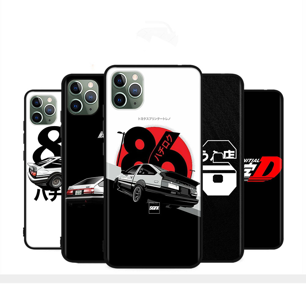 H-89 INITIAL D AE86 เคสซิลิโคนอ่อนนุ่มปลอกเข้ากันได้สําหรับ Samsung Galaxy A9 A6 A8 J6 M10 J8 A7 Plu