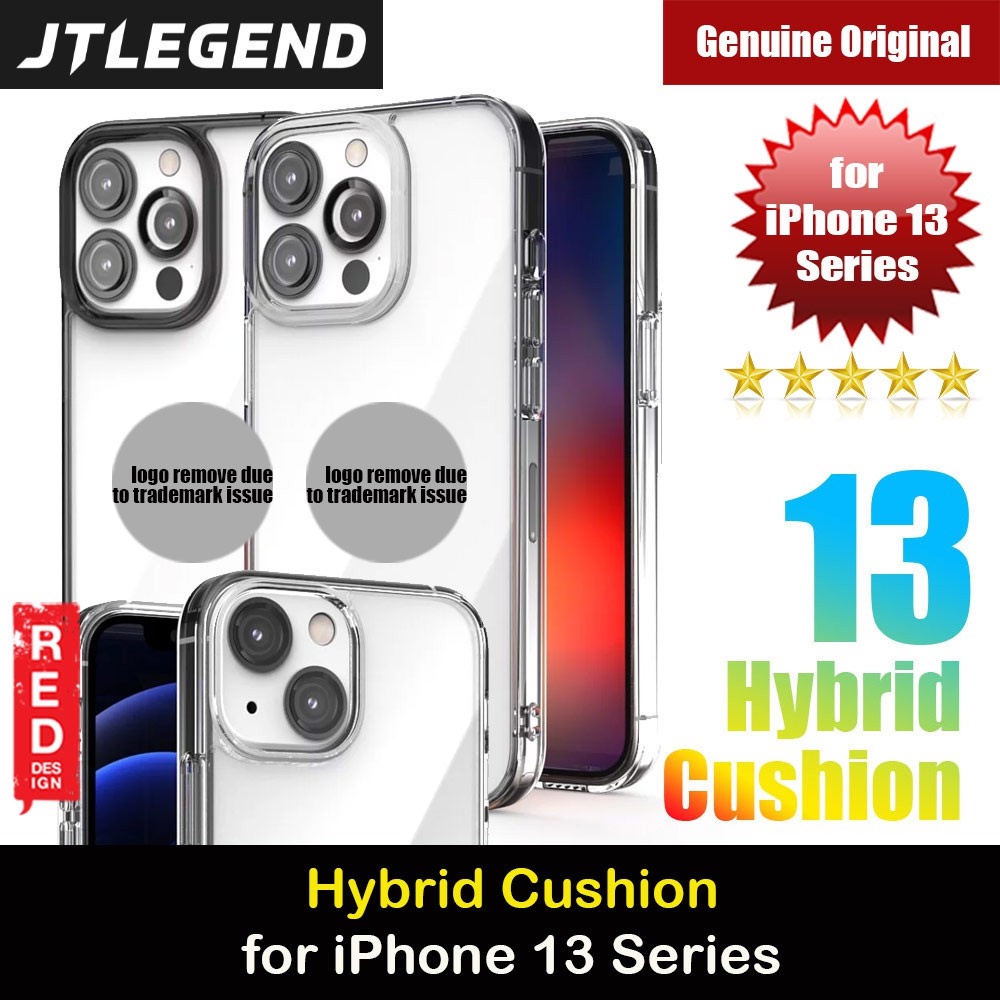 JTLEGEND Hybrid Cushion Drop Protection Case พร้อมกล้องเลนส์ป้องกันยกออกแบบสําหรับ iPhone 13 Pro Max