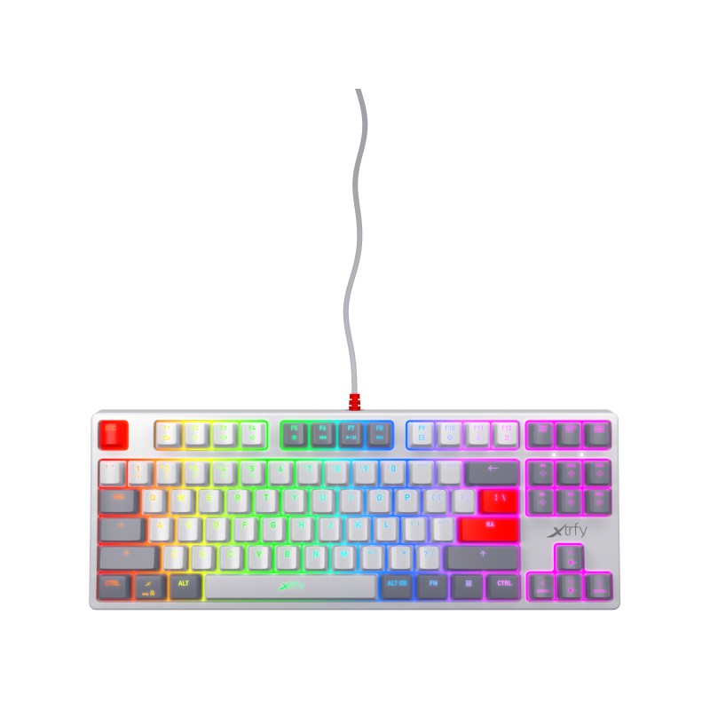 Xtrfy K4 RGB, Tenkeyless TKL Gaming keyboard, US/THAI 87 - Retro คีย์บอร์ดเกมมิ่งคีย์ไทย/ อังกฤษ แบร