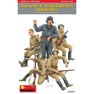 โมเดลประกอบ MiniArt 1/35 MI35281 SOVIET SOLDIERS RIDERS