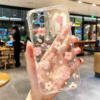 เคสซิลิโคน TPU ลายดอกไม้ สําหรับ vivo Y02 v29 V25 v23 5g s1 v11i v15 v17 v19 v20 pro v21e vivo y01 Y02S y12s y15 y17 y19 y20 y30 y33t y50 y72