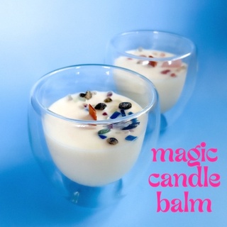 [ โค้ด RNFWYFV ลด 60 ] เทียนหอมทาเป็นบาล์มบำรุงผิวได้magic candle balm🔮