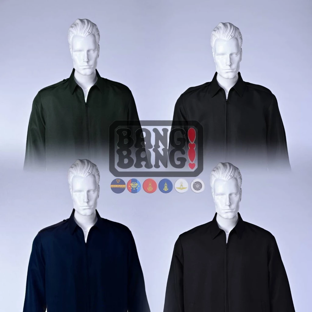 เสื้อคลุม แขนเชิ๊ต (มีอินทรธนูและไม่มีอินทรธนู) by BANG BANG มี 3 สี✨