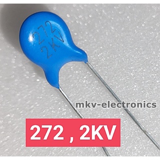 (10ตัว) 272 , 2KV , Ceramic Capacitor (รหัสสินค้า M02922)