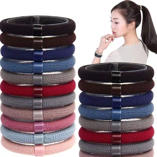 1Pcs High Elasticity Simple Flocking Hair Loop / Korean INS Style Girls All-match Hair Band