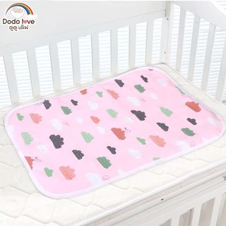 DODOLOVE ผ้ารองซับฉี่ 50x70 cm ผ้ารองกันเปื้อนแบบกันน้ำ แผ่นรองเปื้อน