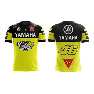 MOTOSHIRT YAMAHA YA-B05-20 เสื้อขี่มอเตอร์ไซต์ MOTOGP เสื้อคอกลมแขนสั้น